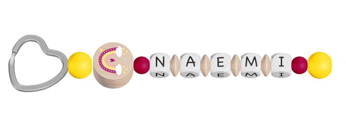 personalisierte Schnullerkette