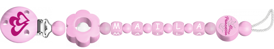personalisierte Schnullerkette