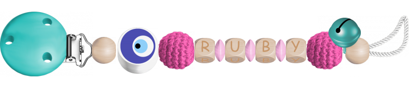 personalisierte Schnullerkette
