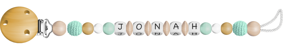 personalisierte Schnullerkette