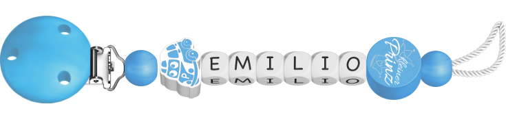 personalisierte Schnullerkette