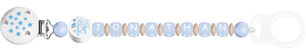 personalisierte Schnullerkette