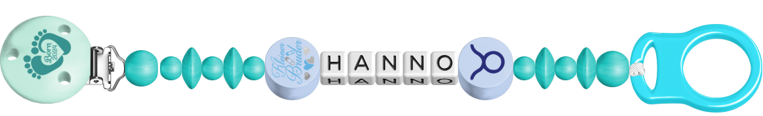 personalisierte Schnullerkette
