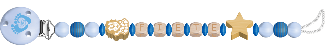personalisierte Schnullerkette