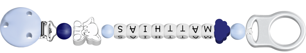 personalisierte Schnullerkette