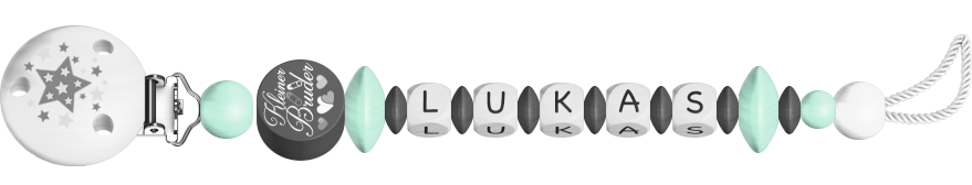 personalisierte Schnullerkette