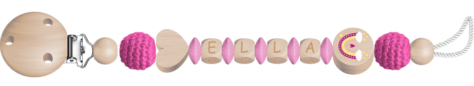 personalisierte Schnullerkette