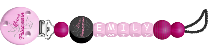 personalisierte Schnullerkette