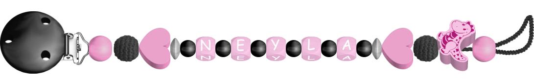 personalisierte Schnullerkette