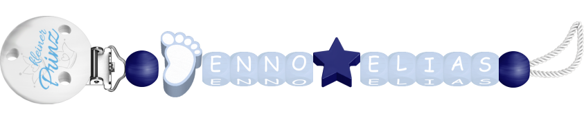 personalisierte Schnullerkette