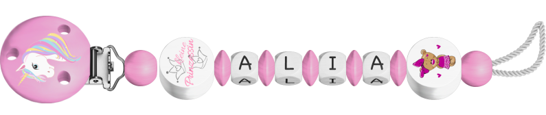 personalisierte Schnullerkette