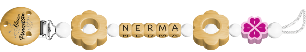 personalisierte Schnullerkette