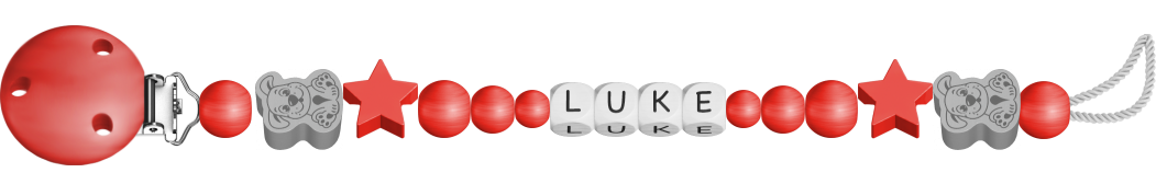 personalisierte Schnullerkette