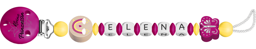personalisierte Schnullerkette