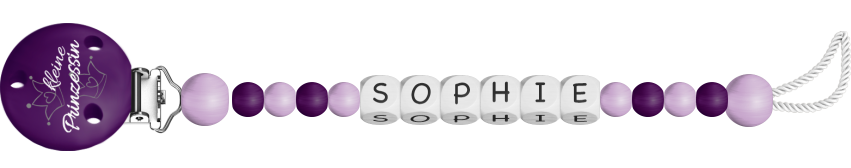 personalisierte Schnullerkette