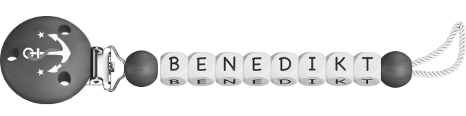 personalisierte Schnullerkette