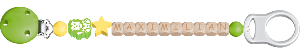 personalisierte Schnullerkette