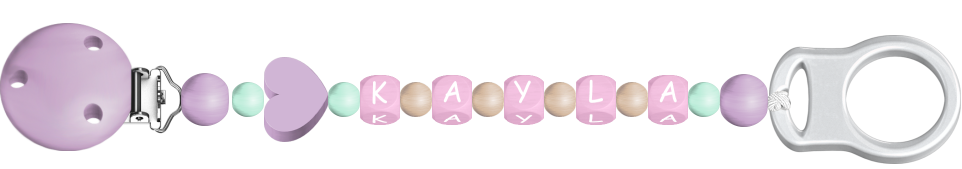 personalisierte Schnullerkette