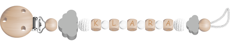 personalisierte Schnullerkette