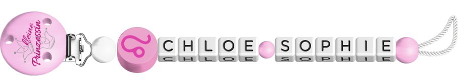 personalisierte Schnullerkette