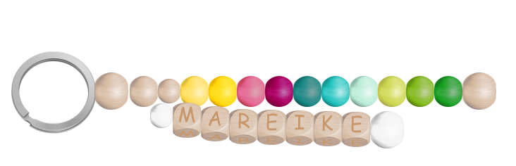 personalisierte Schnullerkette