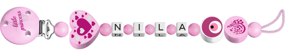 personalisierte Schnullerkette