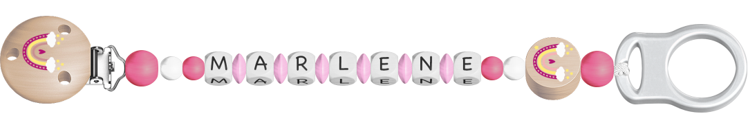 personalisierte Schnullerkette