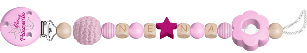 personalisierte Schnullerkette