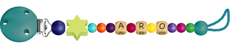 personalisierte Schnullerkette