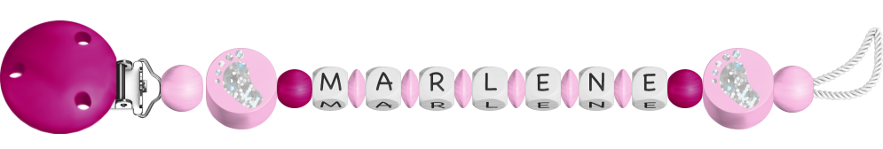 personalisierte Schnullerkette