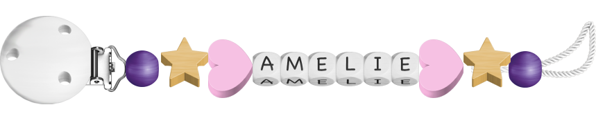 personalisierte Schnullerkette