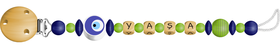 personalisierte Schnullerkette