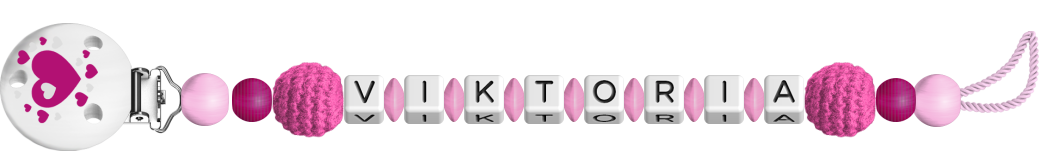 personalisierte Schnullerkette