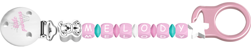 personalisierte Schnullerkette