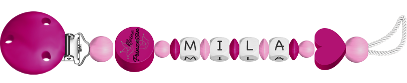personalisierte Schnullerkette