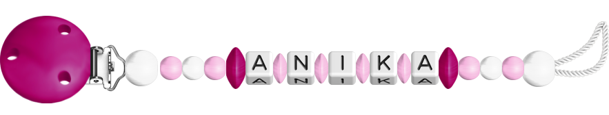 personalisierte Schnullerkette
