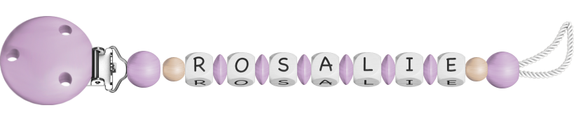 personalisierte Schnullerkette