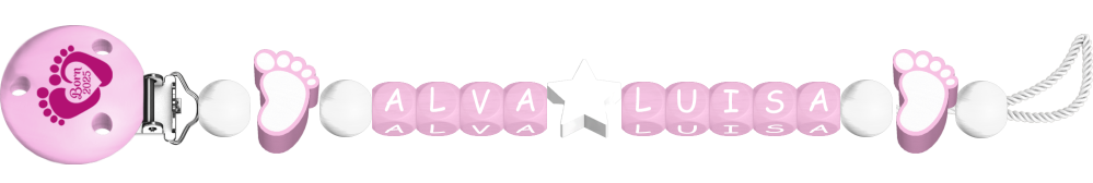 personalisierte Schnullerkette