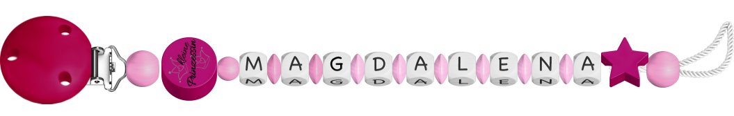 personalisierte Schnullerkette