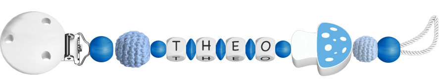 personalisierte Schnullerkette
