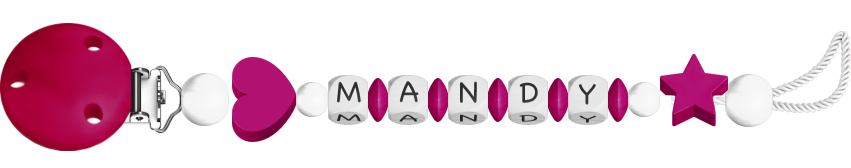 personalisierte Schnullerkette