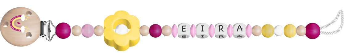 personalisierte Schnullerkette