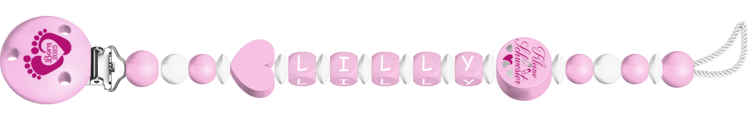 personalisierte Schnullerkette