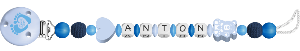 personalisierte Schnullerkette