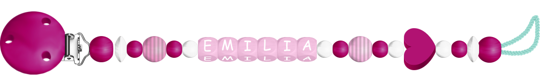 personalisierte Schnullerkette