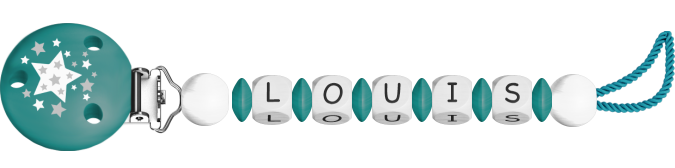 personalisierte Schnullerkette