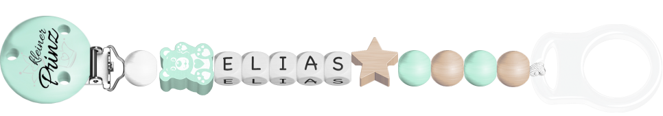 personalisierte Schnullerkette