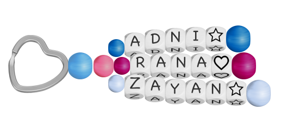 personalisierte Schnullerkette