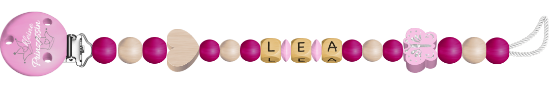 personalisierte Schnullerkette