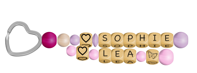 personalisierte Schnullerkette